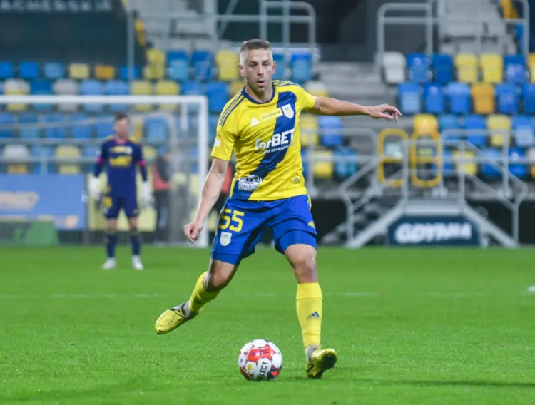 Janusz Gol zdobywał gole dla Arki Gdynia w dwóch ostatnich meczach, ale w najbliższej kolejce nie zagra, gdyż czeka go pauza po czwartej żółtej kartce.