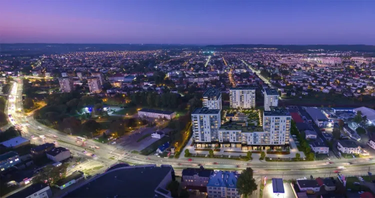 Rumia Centralna. Wielofunkcyjny projekt znacząco zmieni centrum miasta. Powstaje niedaleko granicy Rumi z Gdynią. 