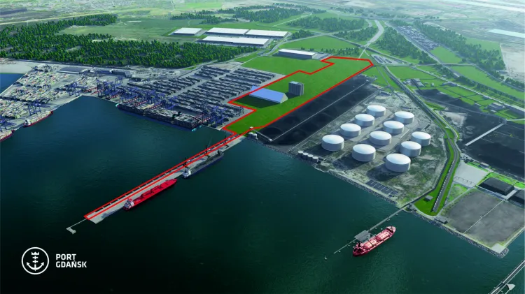 Port Gdańsk, który jest właścicielem działki, posiada aktywne pozwolenie na budowę terminala zbożowego na tym terenie. 