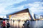 Tak w pierwotnym projekcie miał wyglądać kompleks rozrywkowy Nautilus zlokalizowany przy stadionie w Gdańsku.