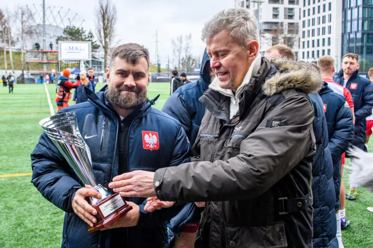 Mecz rugby Polska - Portugalia Grzegorz Buczek, ligowiec roku 2022 portalu Trojmiasto.pl