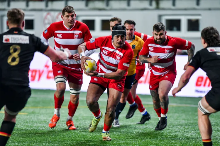 Rugby Europe Championship 2023: Polska 18-23 Niemcy na Narodowym Stadionie Rugby w Gdyni Siokihava Taufui Halaifonua, Michał Krużycki, Grzegorz Buczek