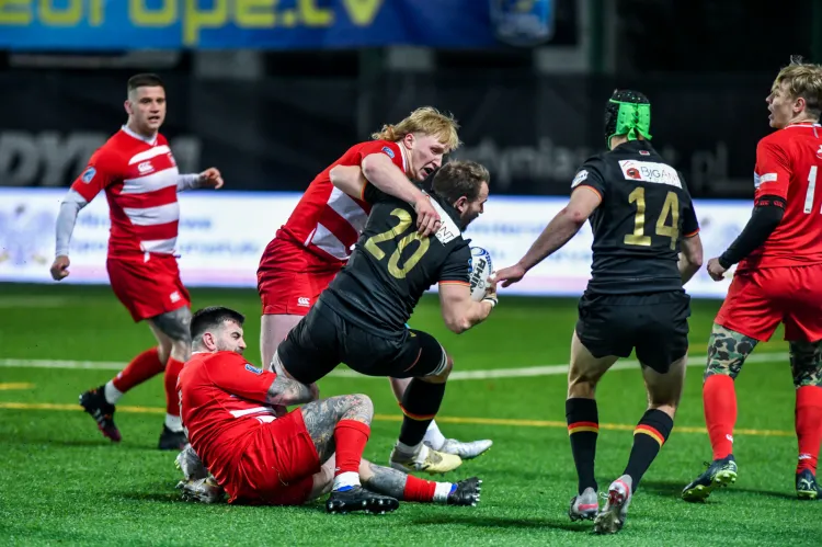 Rugby Europe Championship 2023: Polska 18-23 Niemcy na Narodowym Stadionie Rugby w Gdyni Grzegorz Buczek, Peter Hudson Kowalewicz