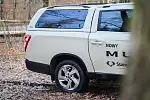 Odświeżony pickup SsangYong Musso Grand. 
