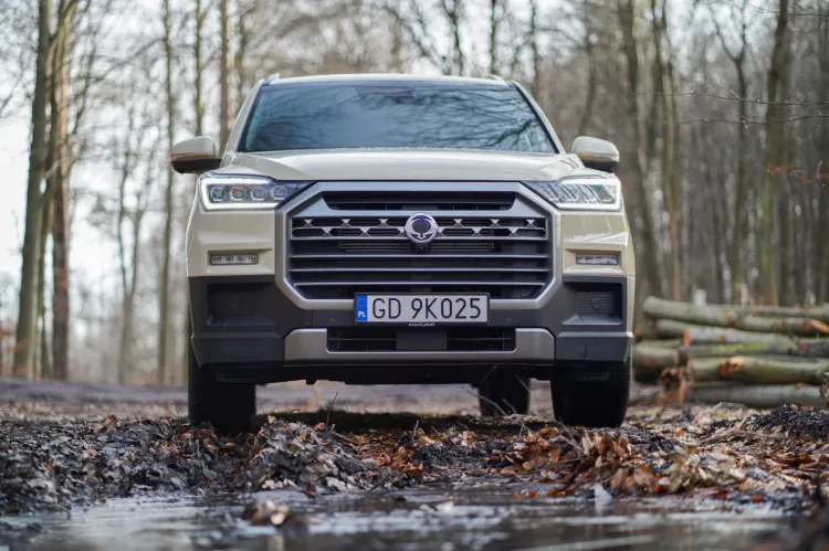 Odświeżony pickup SsangYong Musso Grand. 