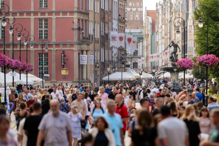 Gdańsk w ub. roku odwiedziło 400 tys. więcej turystów  niż w 2022 r.