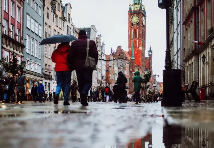 Luty przywitał Gdańsk głównie deszczem.
