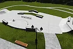 Poglądowe wizualizacje pokazujące, jak może wyglądać skatepark na Chwarznie.