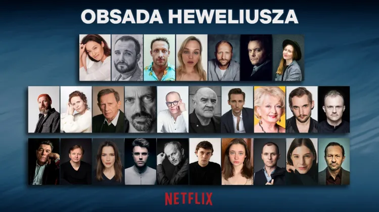Netflix ogłosił aktorów, którzy wystąpią w serialu "Heweliusz". 