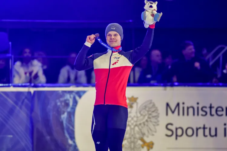 Michał Niewiński zdobył brązowy medal na dystansie 500 m. To jego pierwszy "krążek" w zawodach Pucharu Świata w karierze.