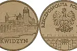 Dwuzłotówka z Kwidzynem z 2007 r. z serii "Historyczne miasta Polski" (32 miasta).
