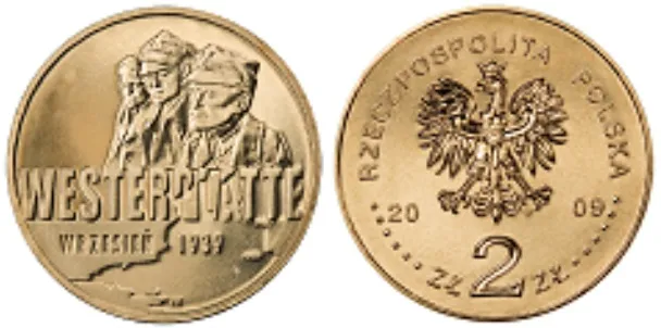 Temat indywidualny - Wrzesień 1939 dwuzłotówka Westerplatte (2009 r.)