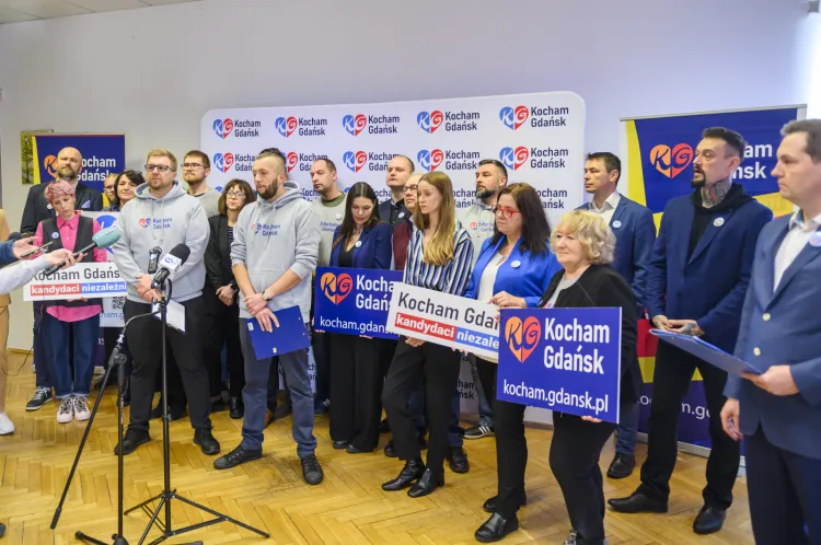 Ruch Kocham Gdańsk zaprezentował kandydatów na radnych.