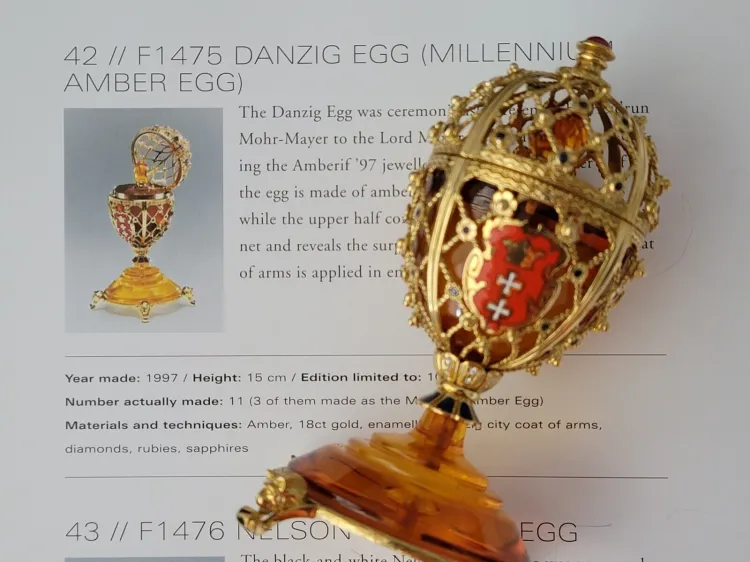 Gdańskie jajo Fabergé jest do kupienia na aukcji za 150 tys. zł.