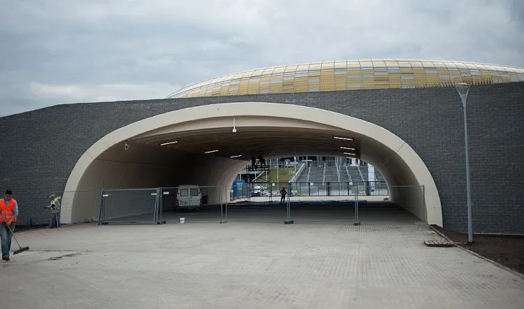 Stadion w Letnicy zyskał nowe dojście przez tunel pod Drogą Zieloną.