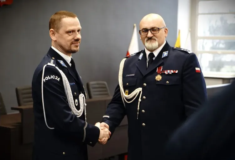 Insp. Marek Boroń - komendant główny policji i Dariusz Walichnowski - komendant wojewódzki policji w Gdańsku, który wkrótce przeniesie się do stolicy. 


