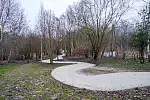Wykonane elementy zagospodarowania parku Rodzinnego w Małym Kacku.