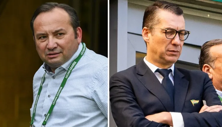Kto ma rację w sprawie finansów Lechii Gdańsk? Adam Mandziara (z lewej) czy Paulo Urfer?