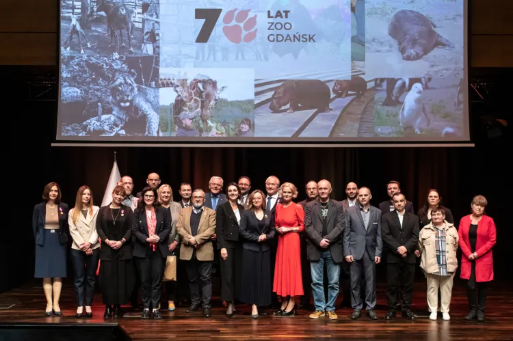 Uroczysta gala z okazji 70-lecia Gdańskiego zoo w Europejskim Centrum Solidarności.
