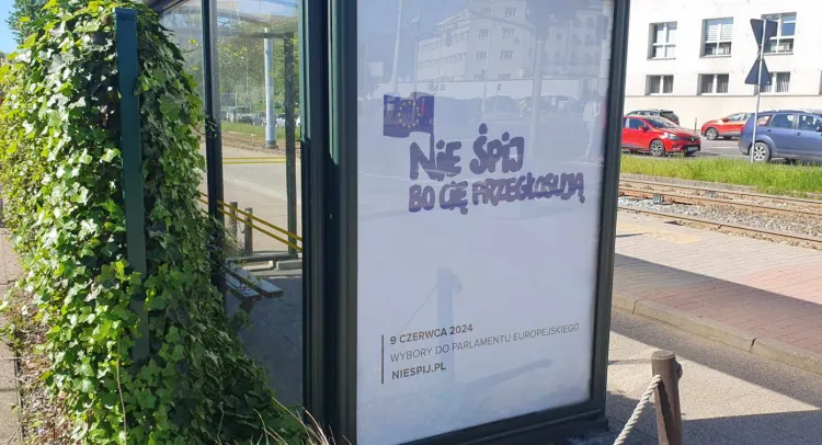 Gdańsk plakatami z takim hasłem zachęca do wzięcia udziału w wyborach do Parlamentu Europejskiego.