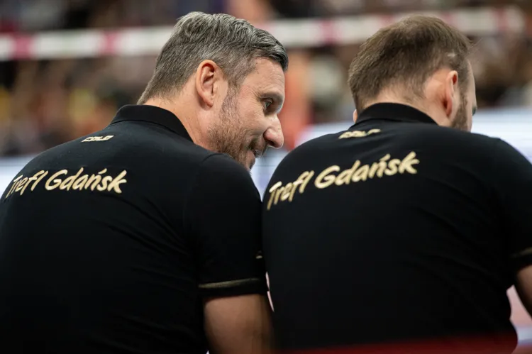 Igor Juricić (z lewej) dwukrotnie z Treflem Gdańsk zajął 6. miejsce w PlusLidze. We wtorek, 21 maja klub oficjalnie ogłosi jego następcę. 