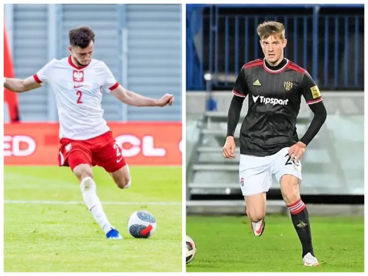 Cezary Polak (z lewej) i Sebastian Kosa (z prawej) znaleźli się na celowniku Lechii Gdańsk. Pierwszy z nich jest reprezentantem Polski do lat 21, a drugi członkiem seniorskiej kadry Słowacji, z którą pojechał na Euro 2024.