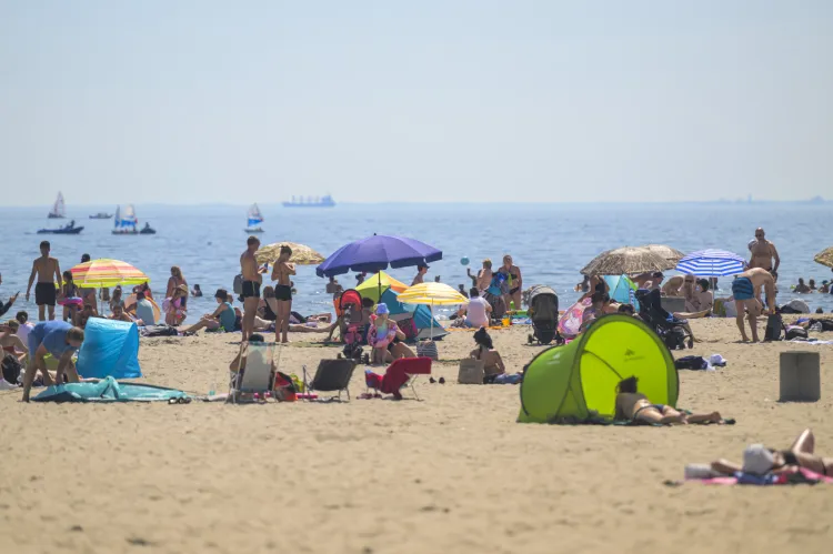 Co można kupić na trójmiejskich plażach? Plaża Gdynia Śródmieście.