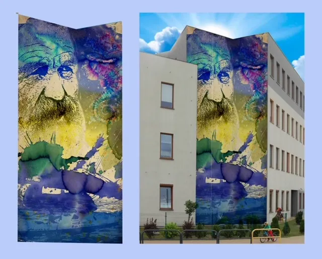 Powstały dwa projekty muralu, z końcem września zapadnie decyzja, który z nich pojawi się na budynku szkoły.