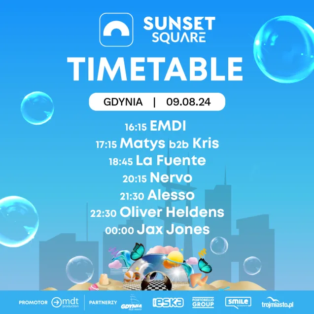 Lineup na kolejne dni