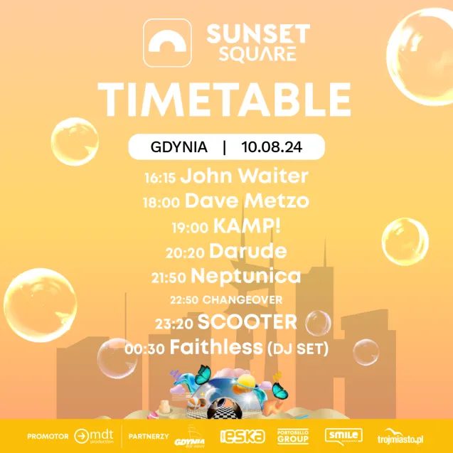 Lineup na kolejne dni