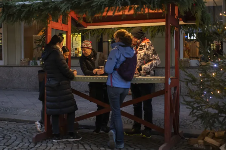 Grzańce na Jarmarku Bożonarodzeniowym w Gdańsku