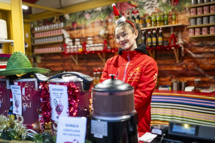 Grzańce na Jarmarku Bożonarodzeniowym w Gdańsku