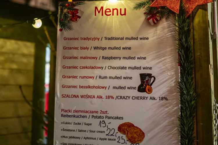 Grzańce na Jarmarku Bożonarodzeniowym w Gdańsku