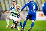 Piłka nożna - Fortuna 1 Liga: Lechia Gdańsk - Wisła Płock Maksym Chłań, David Niepsuj