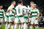 Fortuna 1. Liga: Lechia Gdańsk - Resovia Rzeszów Maksym Chłań   radość, bramka, gol, drużyna