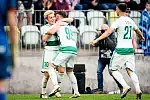 Fortuna 1. Liga: Lechia Gdańsk - GKS Tychy Maksym Chłań   radość bramka gol