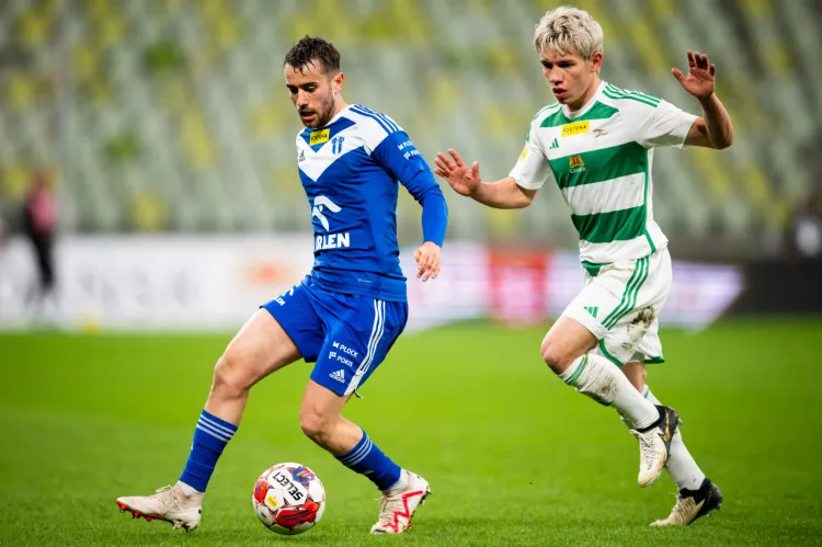 Piłka nożna - Fortuna 1 Liga: Lechia Gdańsk - Wisła Płock Jorge Jimenez, Maksym Chłań