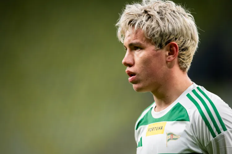 Piłka nożna - Fortuna 1 Liga: Lechia Gdańsk - Wisła Płock Maksym Chłań