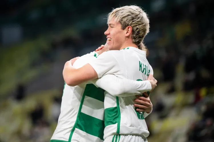 Fortuna 1. Liga: Lechia Gdańsk - Resovia Rzeszów Maksym Chłań   radość, bramka, gol