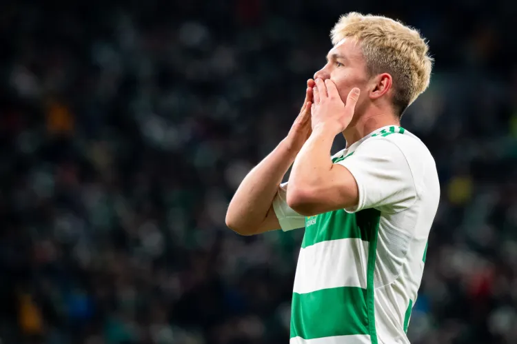 Fortuna 1. Liga: Lechia Gdańsk - Polonia Warszawa Maksym Chłań   radość, bramka, gol