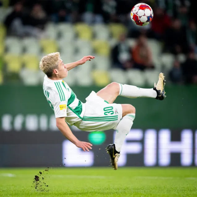 Fortuna 1. Liga: Lechia Gdańsk - Polonia Warszawa Maksym Chłań 