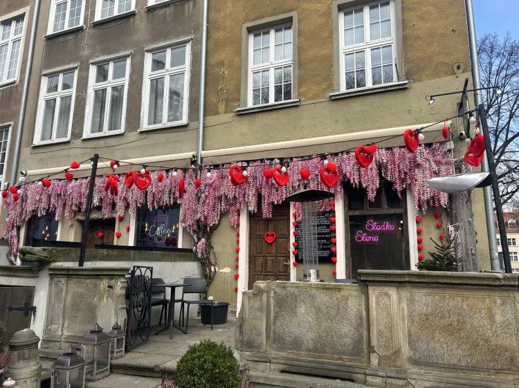 Kawiarnia Słodko Słono również prezentuje się bardzo romantycznie.