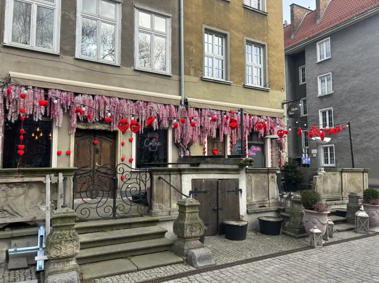 Kawiarnia Słodko Słono również prezentuje się bardzo romantycznie.