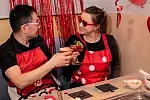 Walentynkowy wystrój Miss Hotpot.