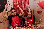 Walentynkowy wystrój Miss Hotpot.