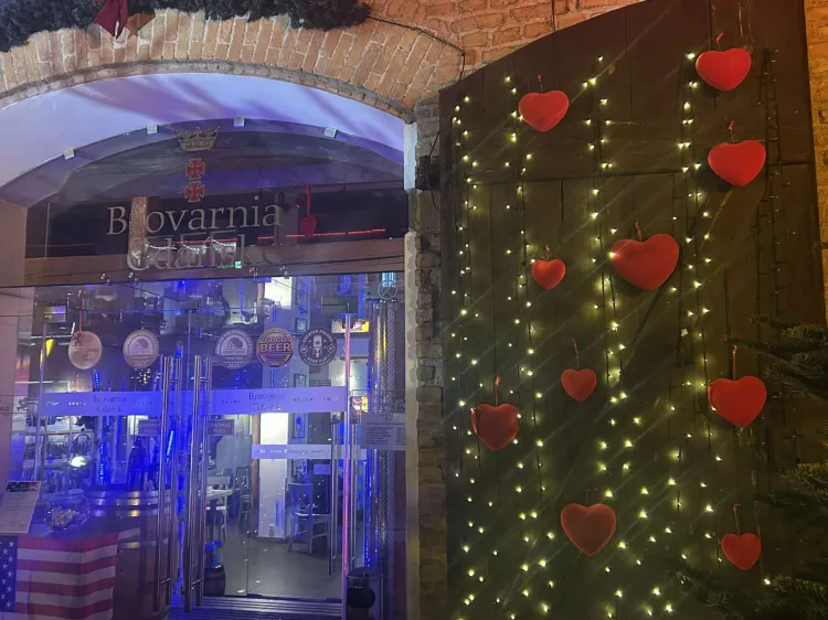 Walentynkowy klimat panuje też w Brovarni. 