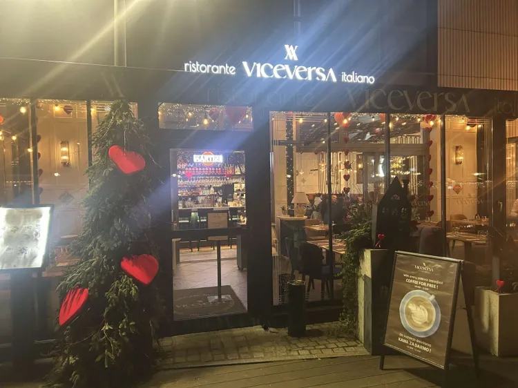 Restauracja ViceVersa w walentynkowym wydaniu.