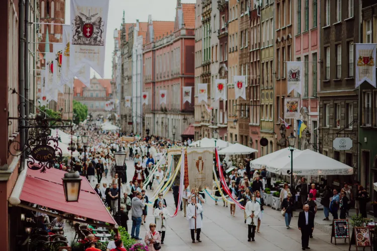 Największa gdańska procesja rozpocznie się mszą św. w Bazylice Mariackiej o godz. 10. 