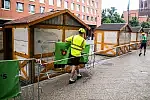 Trwa sprzątanie po Jarmarku św. Dominika 