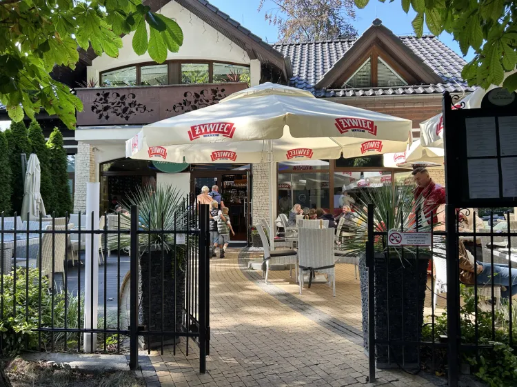 Restauracja Nad Potokiem w Jelitkowie.